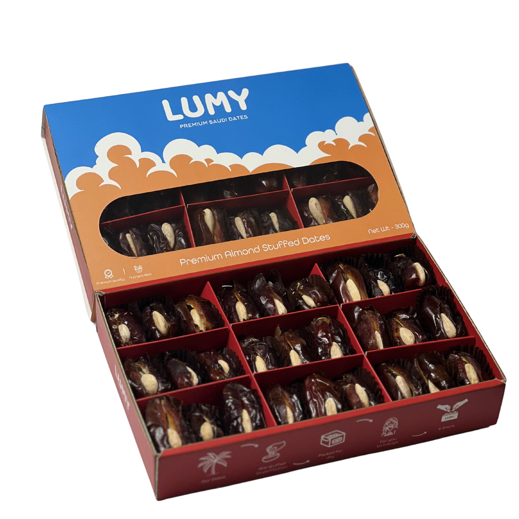 Lumy Premium Almond Stuffed Dates 330g