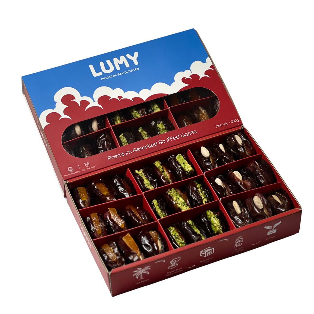 Lumy Premium Assorted Stuffed Dates 330g