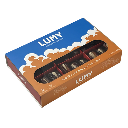 Lumy Premium Almond Stuffed Dates 330g