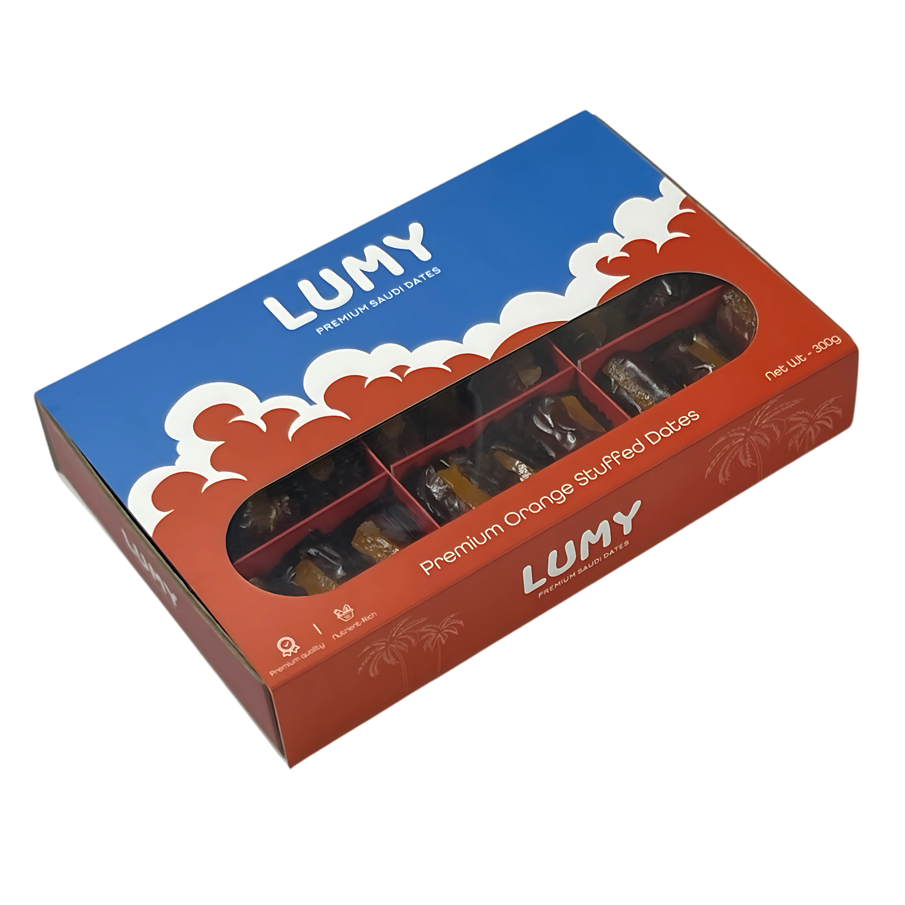 Lumy Premium Orange Stuffed Dates 330g