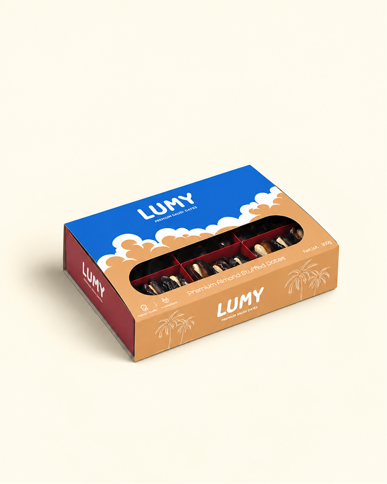 Lumy Premium Almond Stuffed Dates 330g