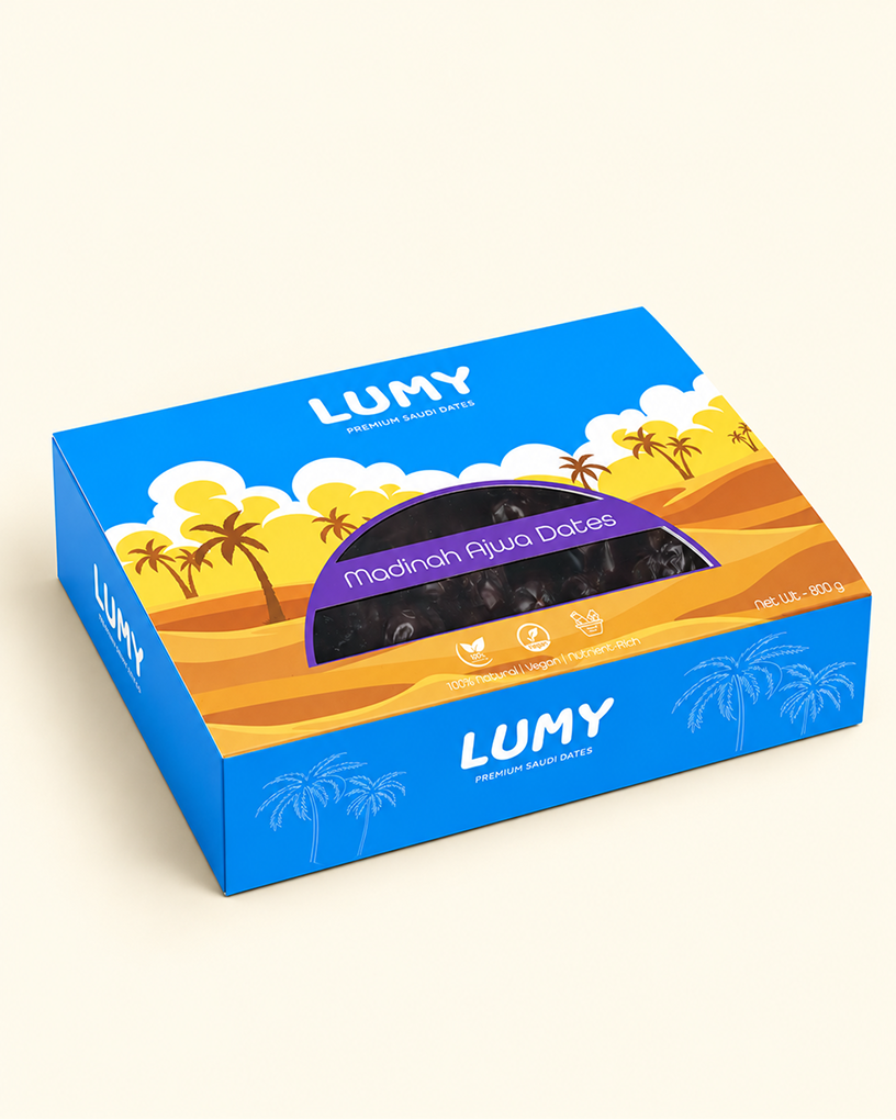 Lumy Premium Saudi Dates - Ajwa Madina 800g