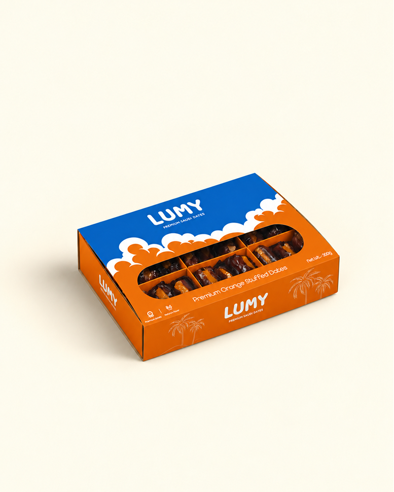 Lumy Premium Orange Stuffed Dates 330g