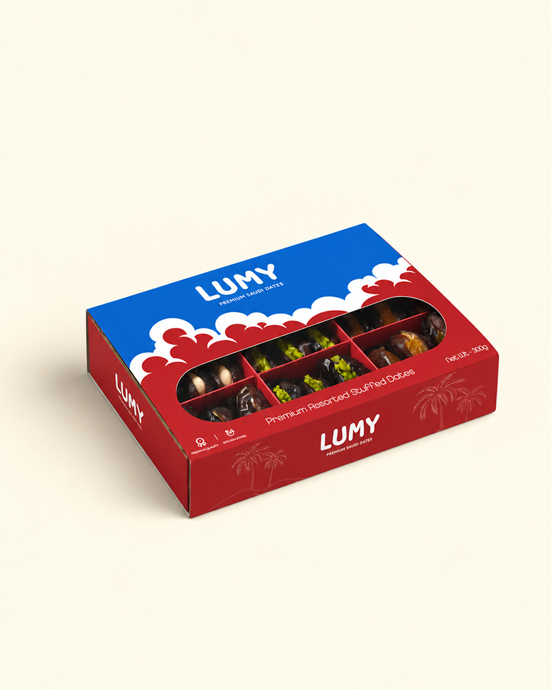 Lumy Premium Assorted Stuffed Dates 330g
