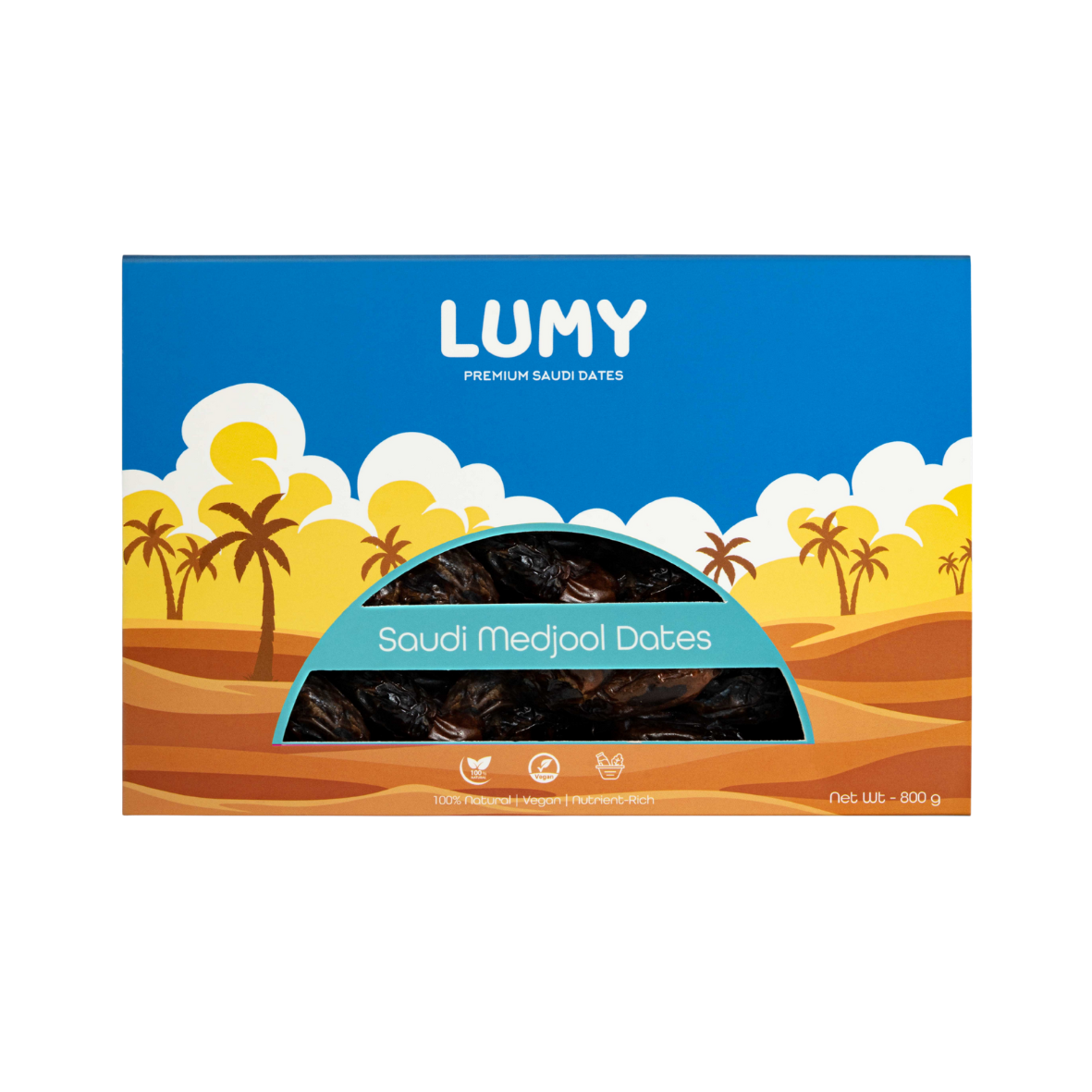 Lumy Premium Saudi Dates - Medjool 800g
