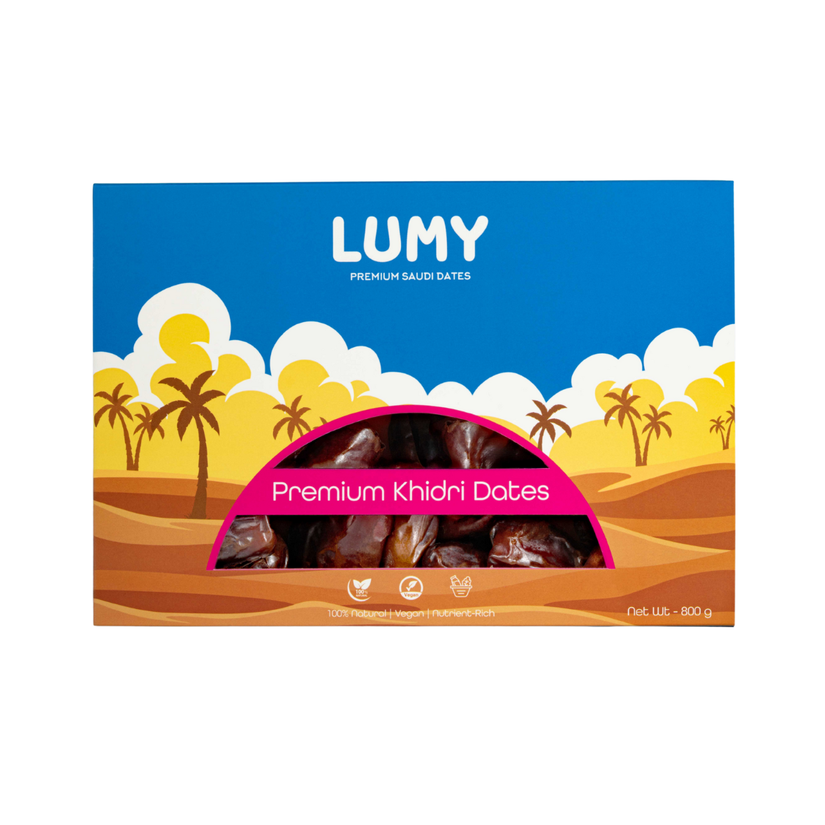 Lumy Premium Saudi Dates - Khidri 800g