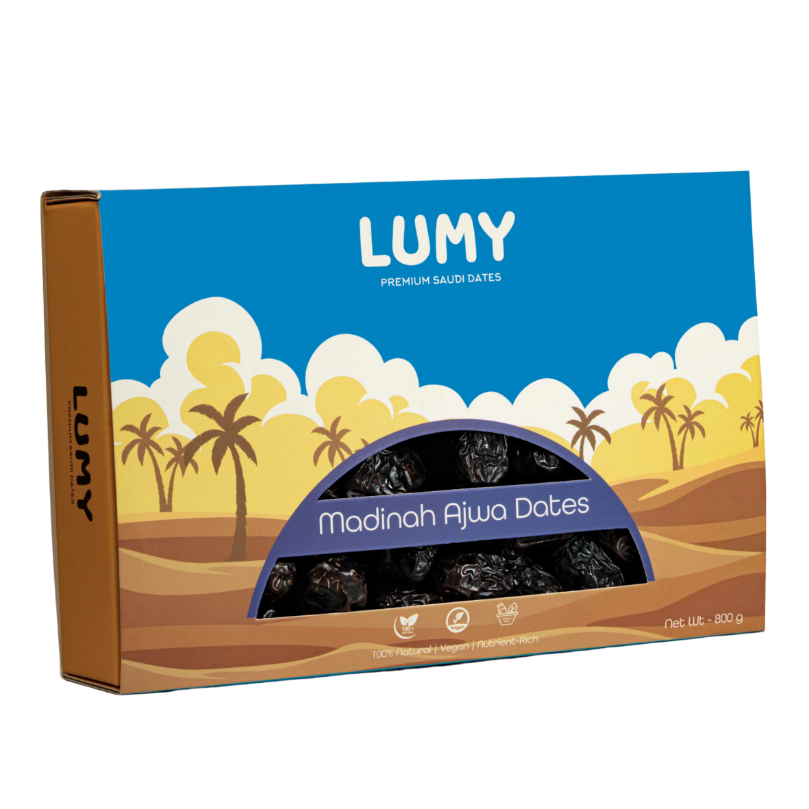 Lumy Premium Saudi Dates - Ajwa Madina 800g