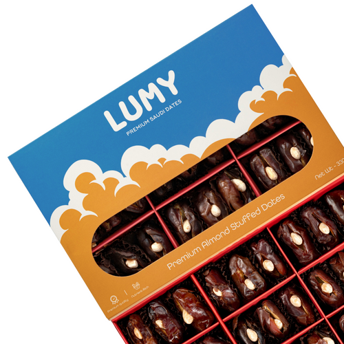 Lumy Premium Almond Stuffed Dates 330g